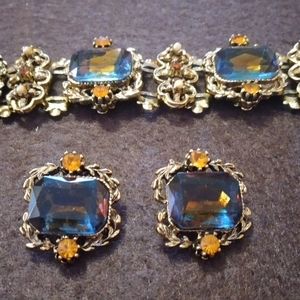 Vintage bracelet and earrings